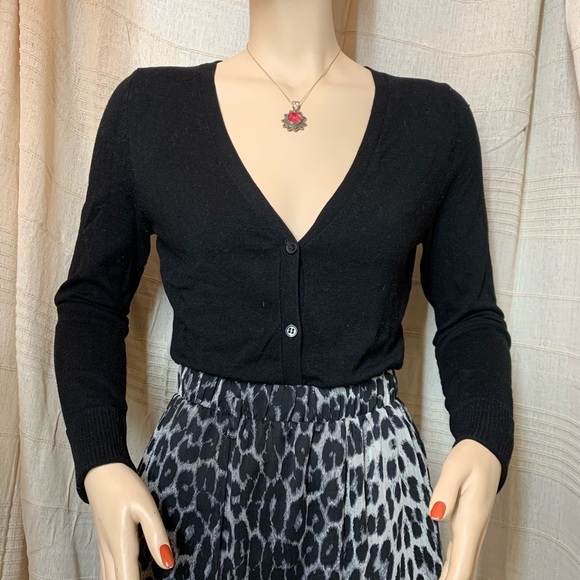 BLACK CARDIGAN - Picture 3 of 3